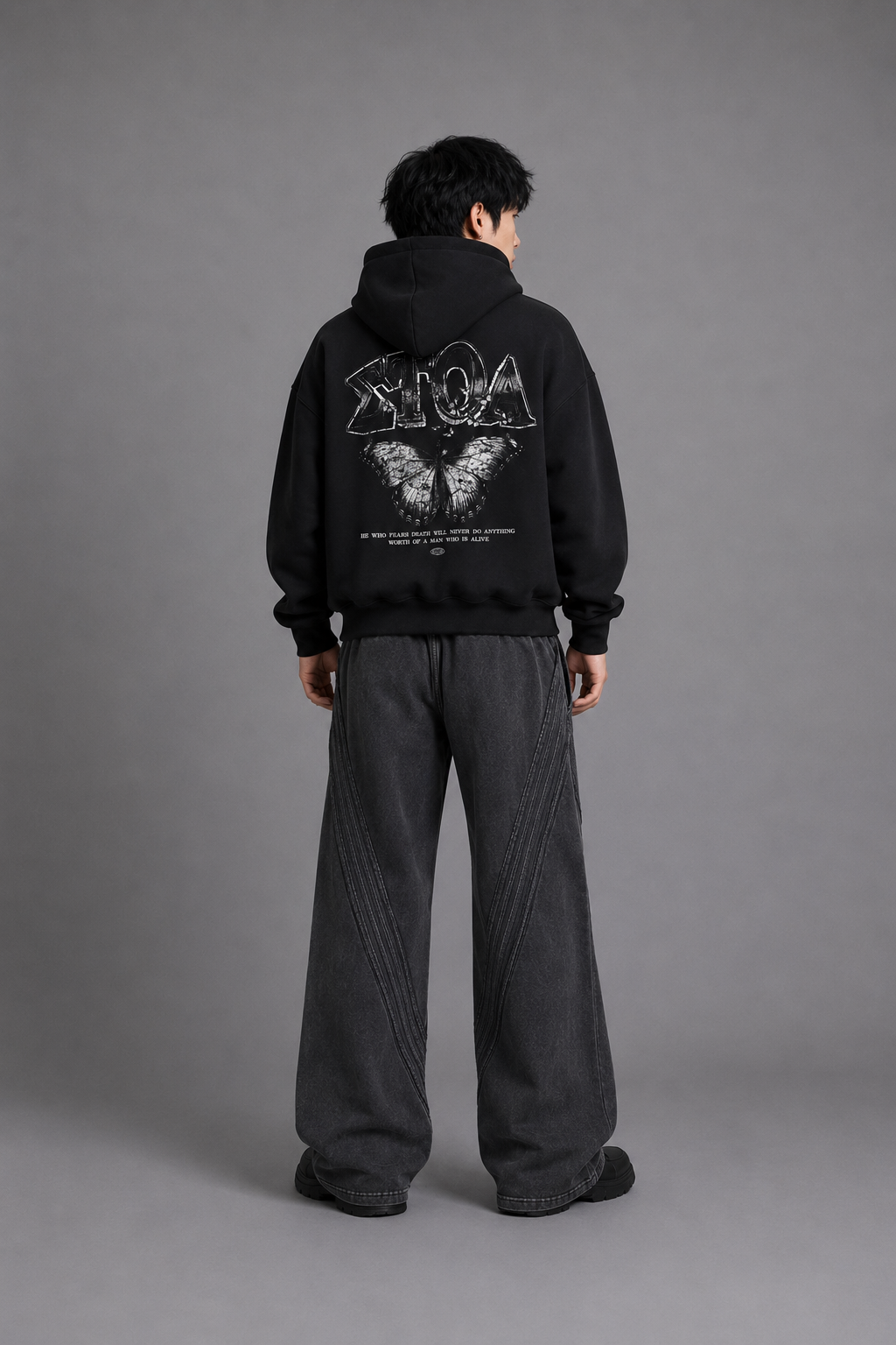 Fleeced Boxy Hoodie
