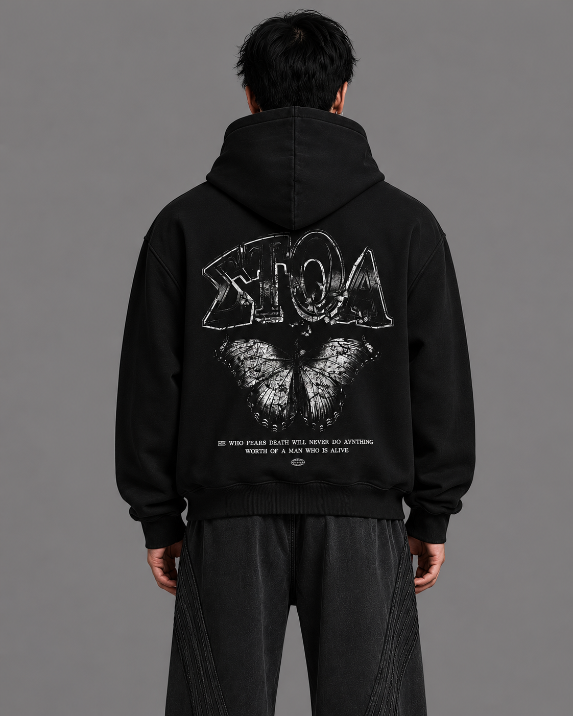 Fleeced Boxy Hoodie