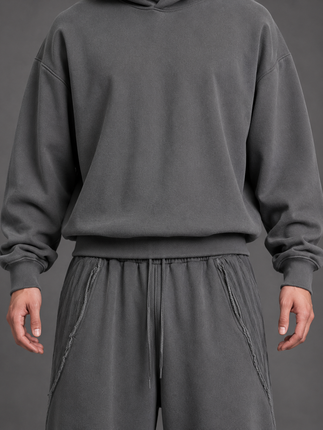 Fleeced Boxy Hoodie