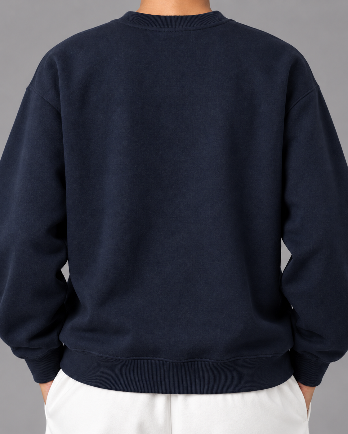 Oversized Crewneck Taped Sweatshirt