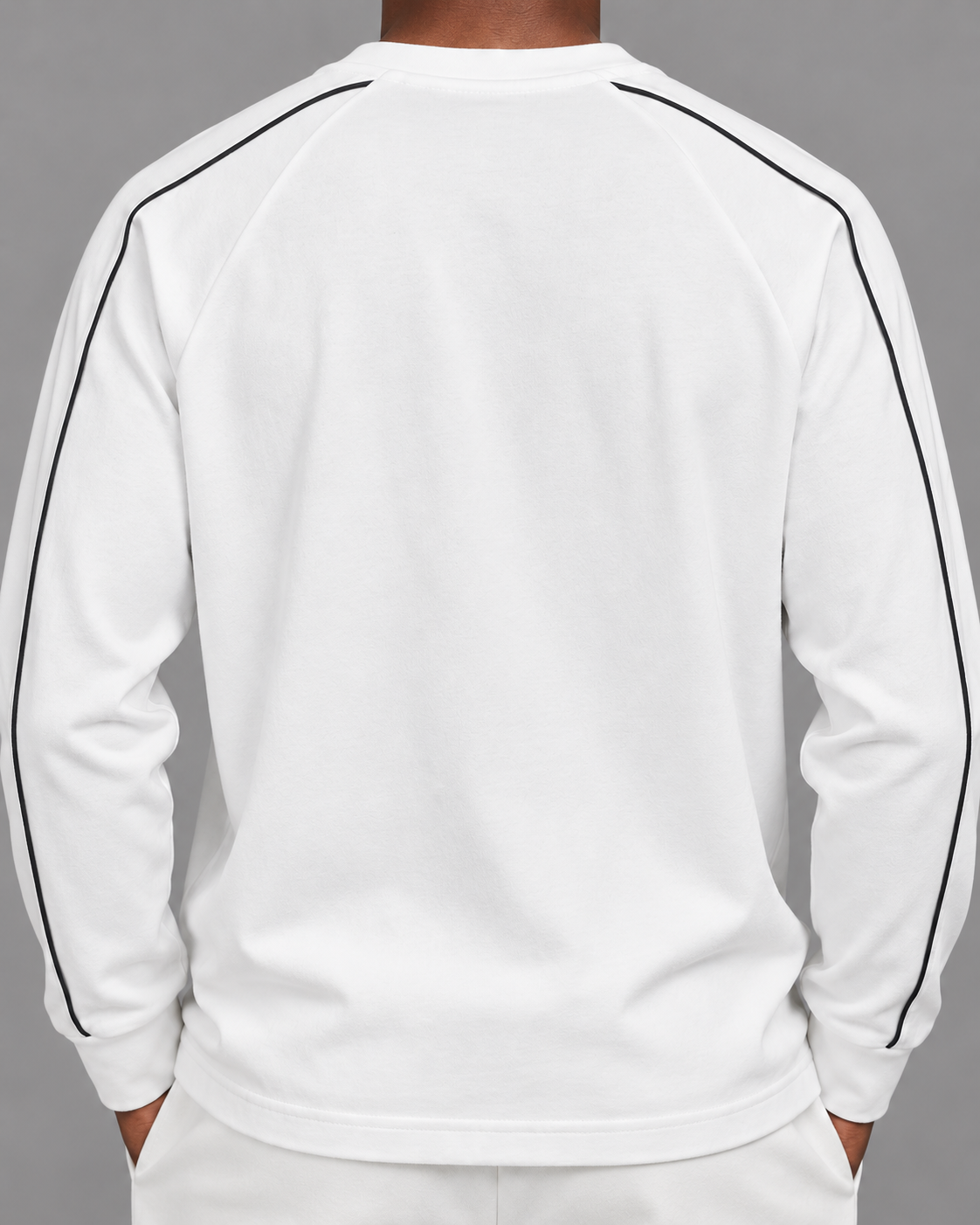 Contrast Panel Raglan Sweatshirt