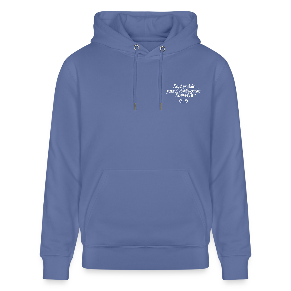 Hoodie Philosophy - bright blue