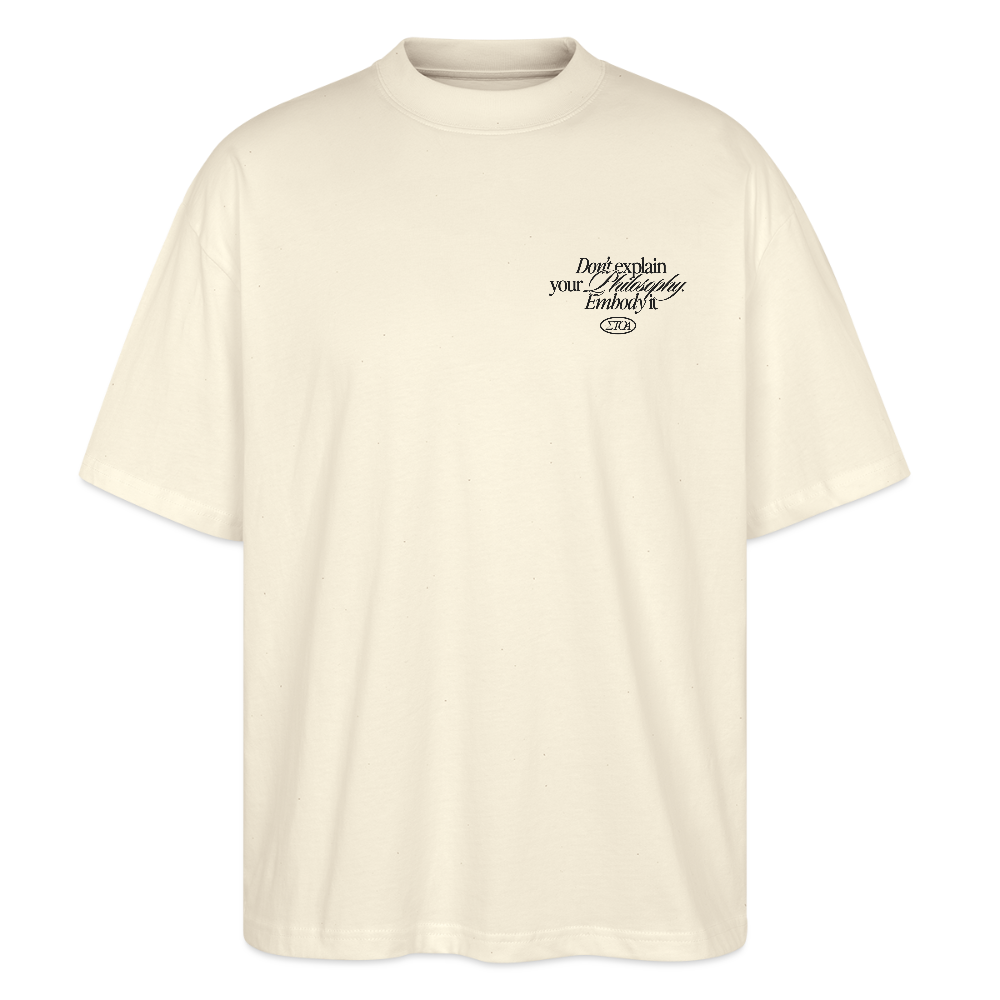 Philosophy T-shirt - natural raw