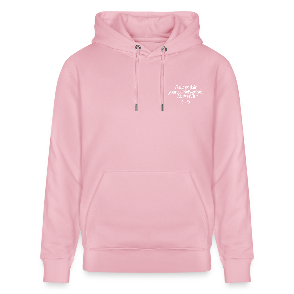 Hoodie Philosophy - cotton pink