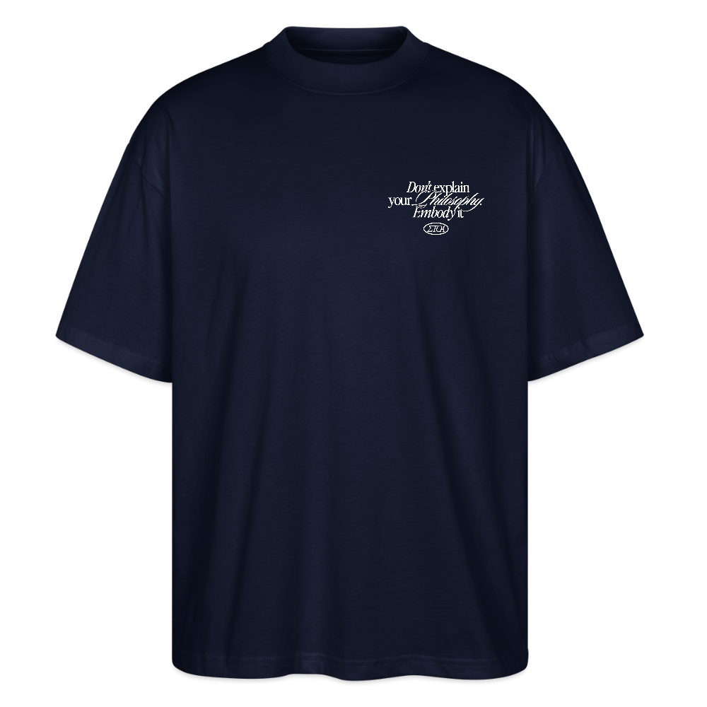 Philosophy T-shirt - navy