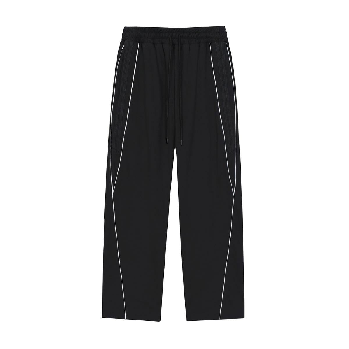 Reflection Striped Straight-Leg Sweatpants