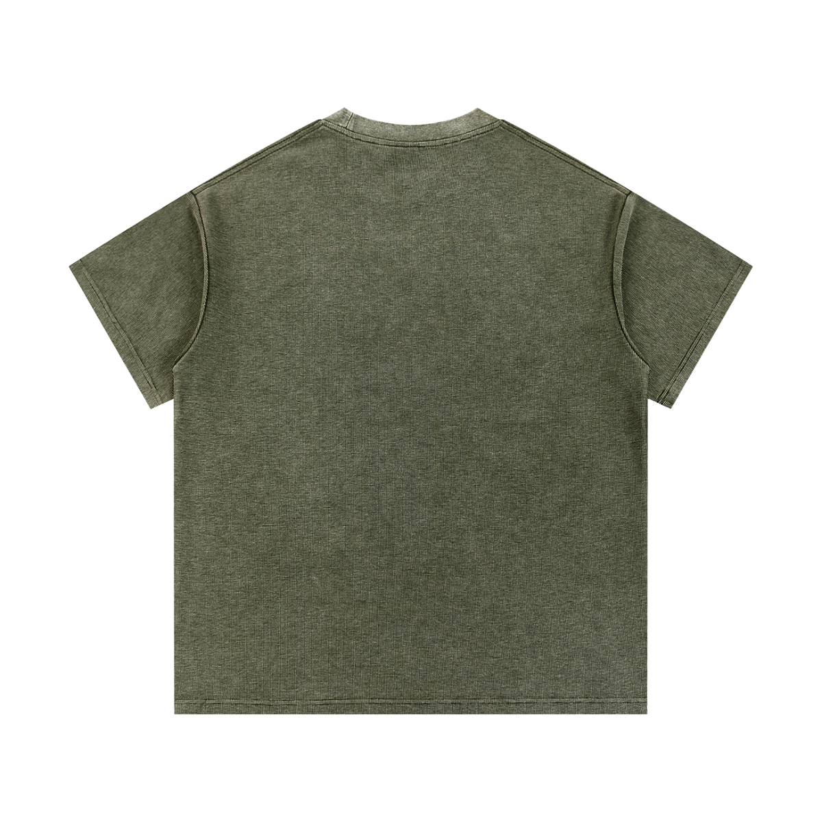 Mineral Wash Waffle Knit T-Shirt