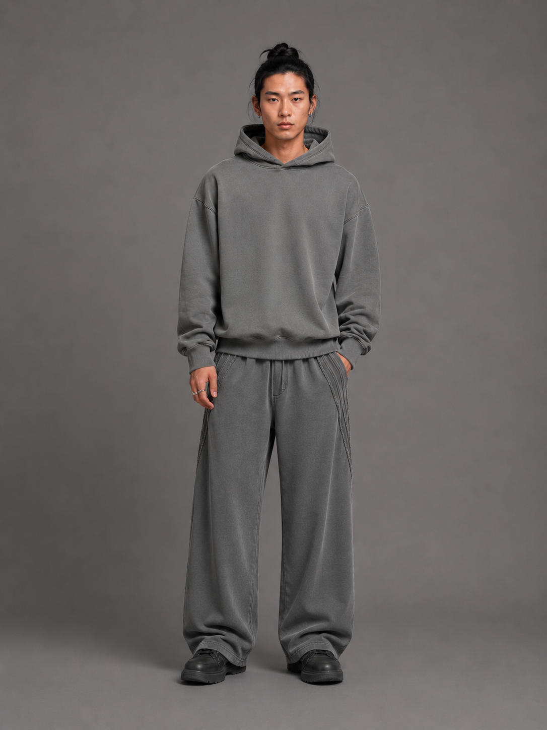 Fleeced Boxy Hoodie