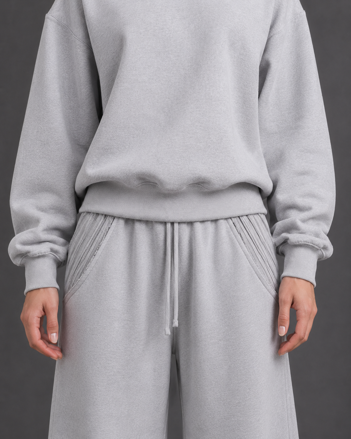 Fleeced Boxy Hoodie