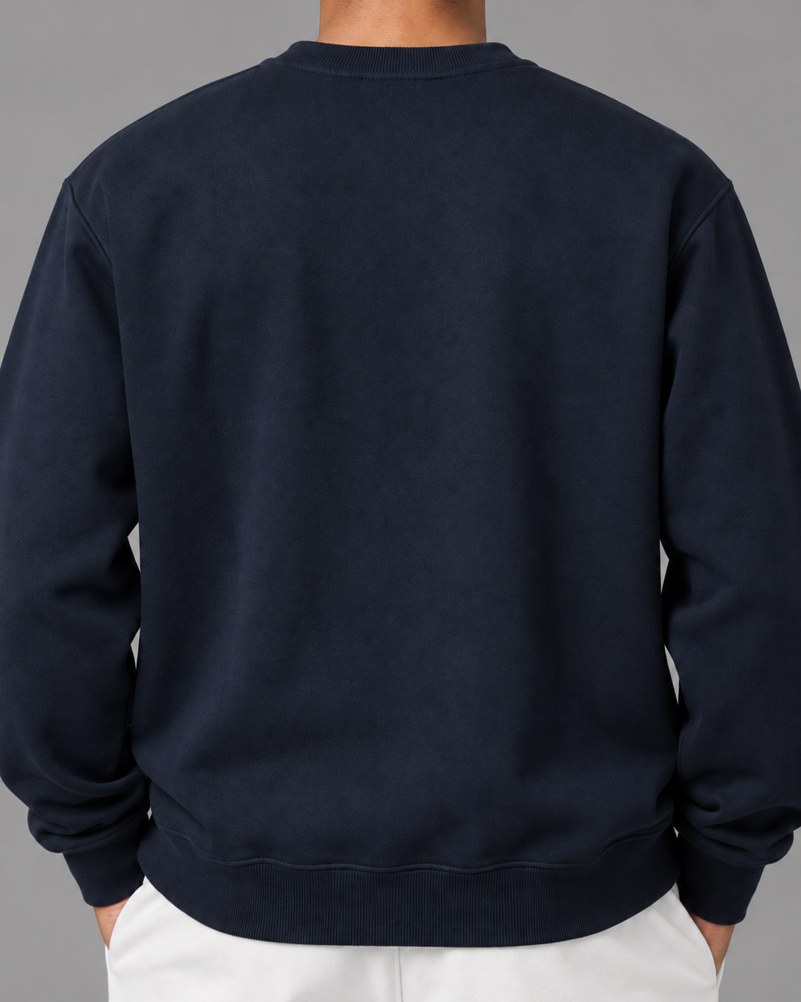 Oversized Crewneck Taped Sweatshirt