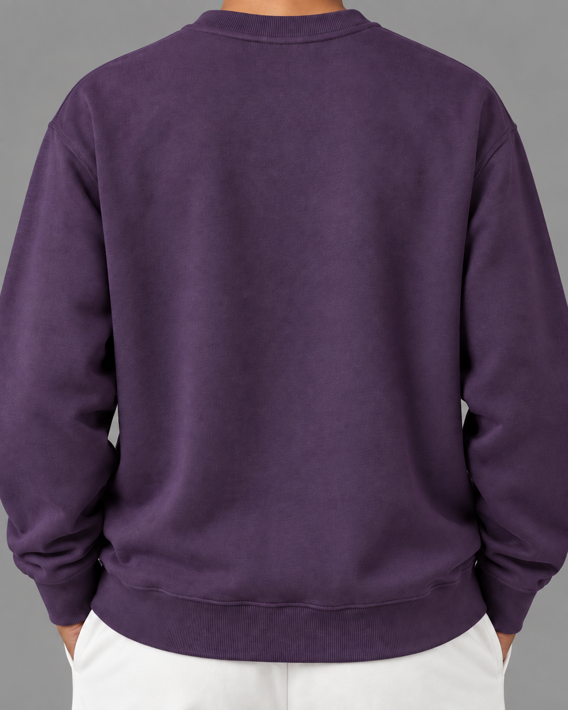 Oversized Crewneck Taped Sweatshirt
