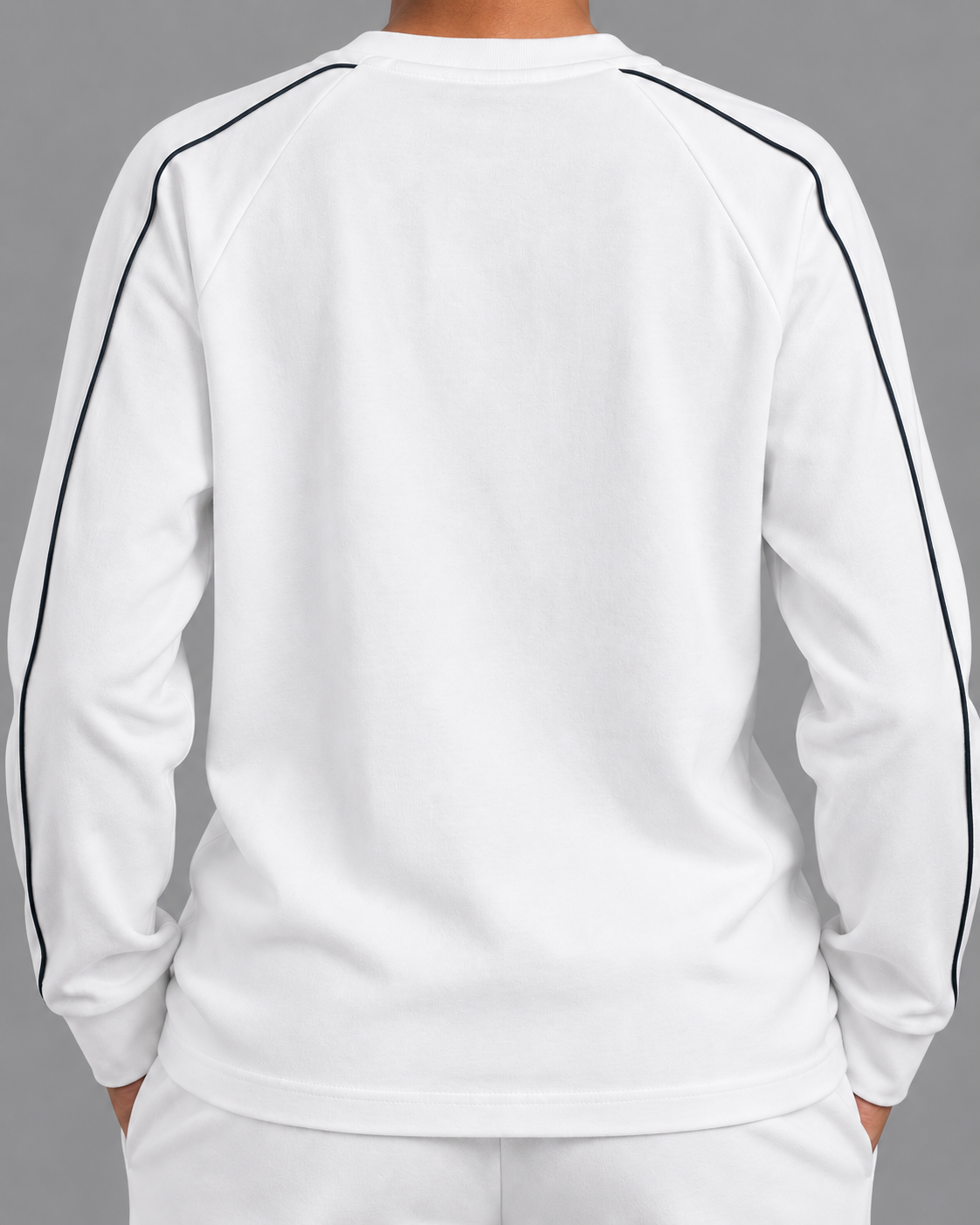 Contrast Panel Raglan Sweatshirt