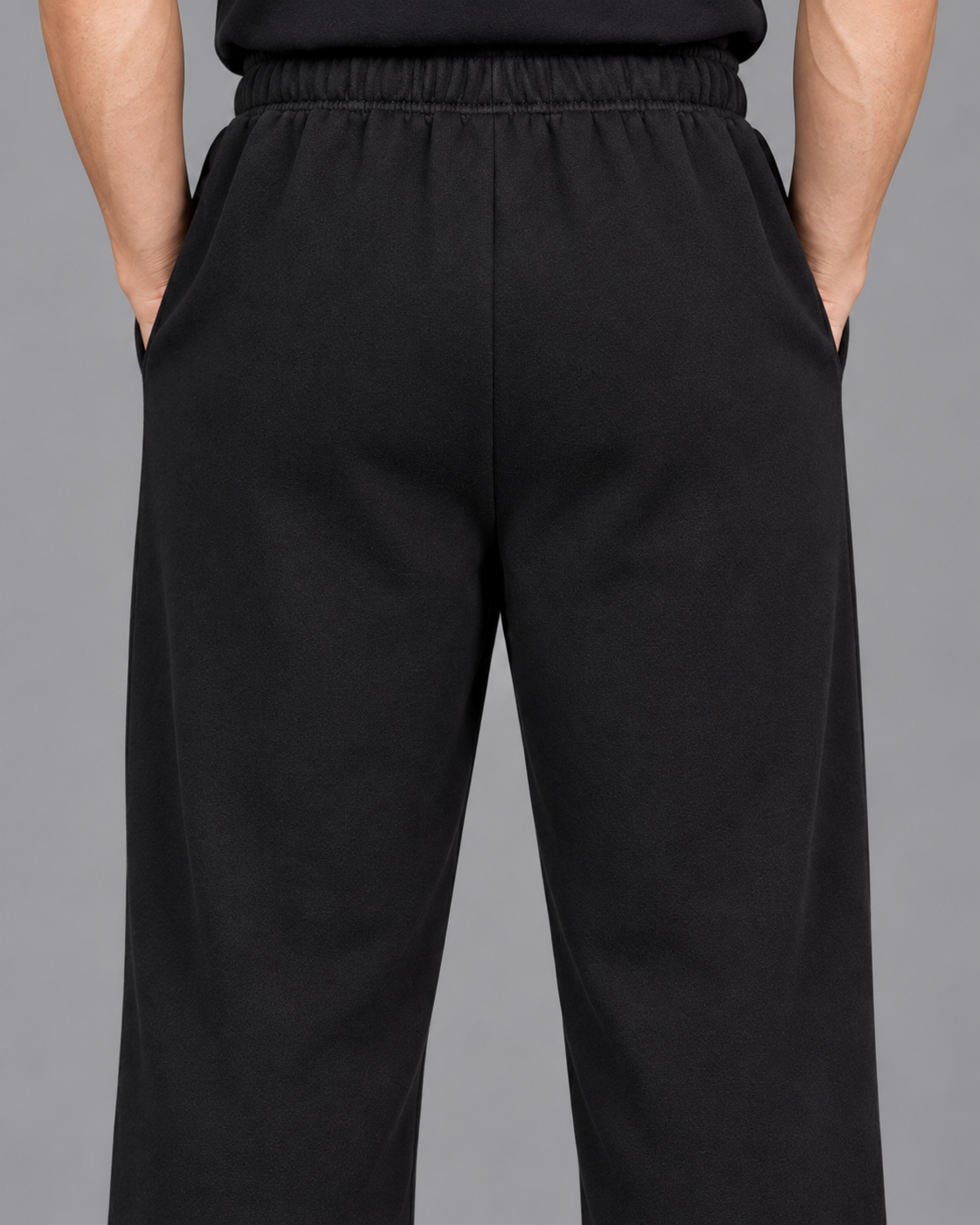 Contrast-Stitched Fleece Sweatpants